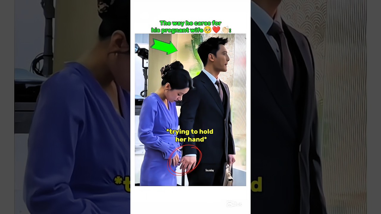 Heartwarming Moments: How He Cherishes His Pregnant Wife 🥺❤️