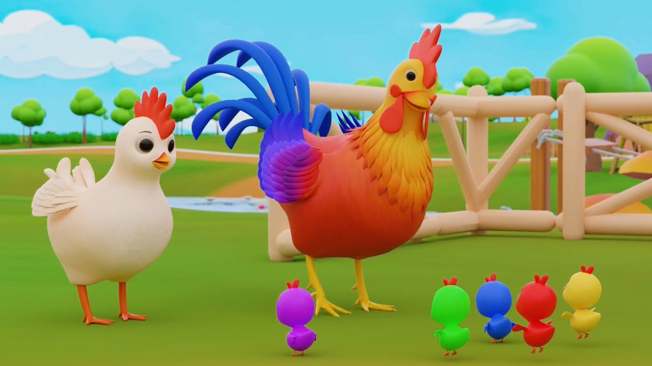 Con Gà Trống & Đàn Gà Vườn - Nhạc Thiếu Nhi 🐥