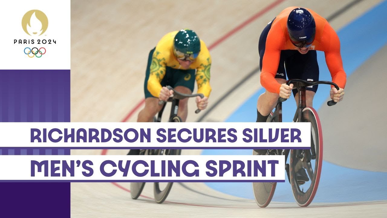 Richardson Wins Silver in Men's Cycling Sprint 🇦🇺