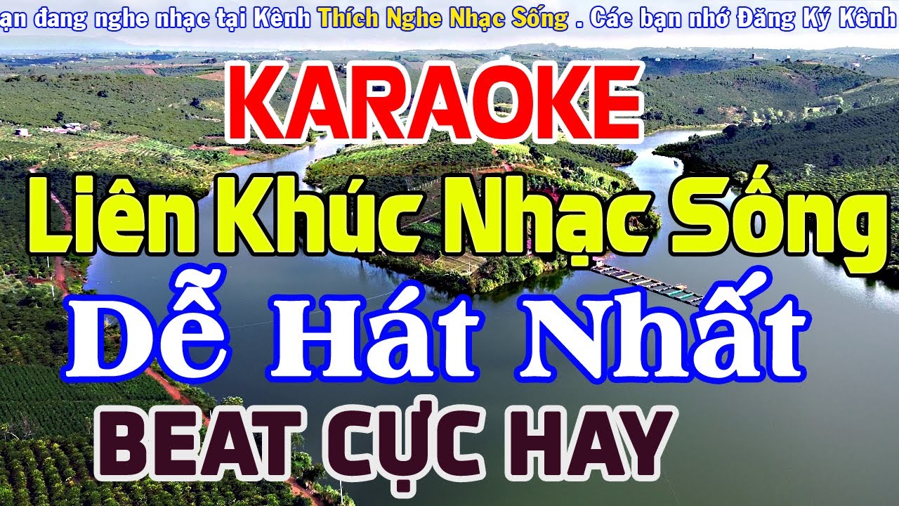 KARAOKE Liên Khúc Nhạc Sống DỄ HÁT NHẤT - Nhạc Sống Cha Cha Cha Karaoke