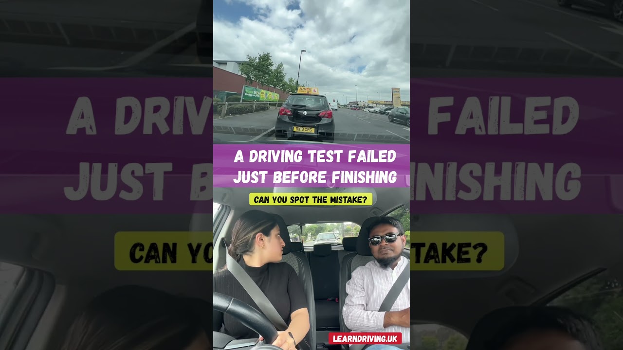 Failed Driving Test Near Finish 🚗