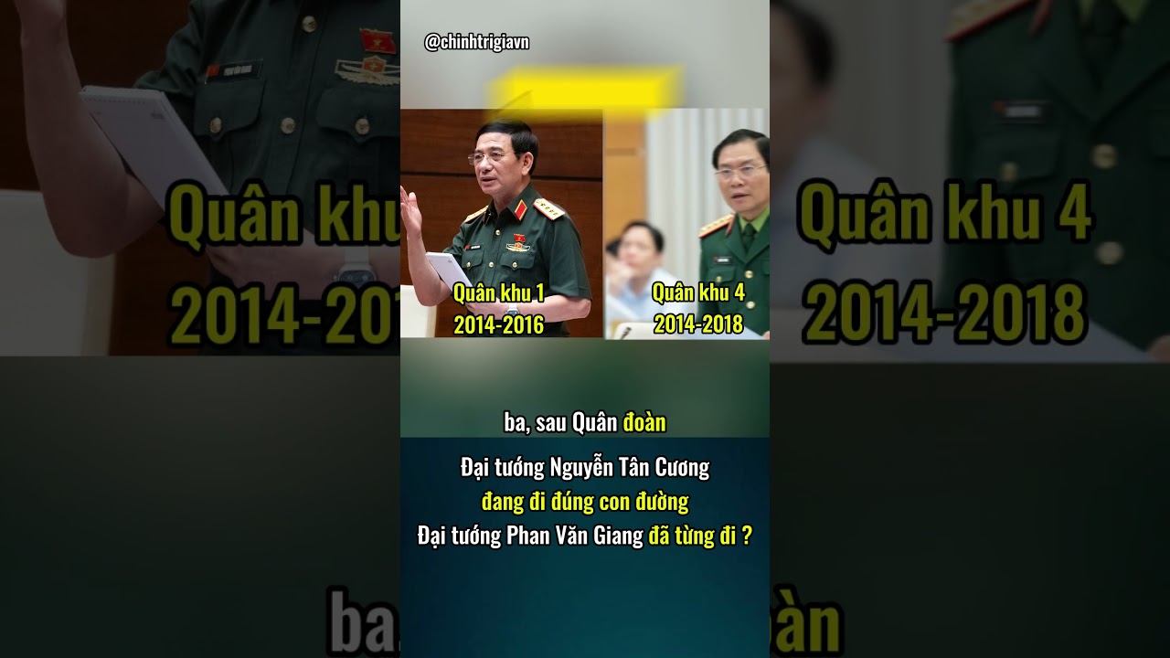 Liệu Đại tướng Nguyễn Tân Cương có theo bước Đại tướng Phan Văn Giang? 🔍