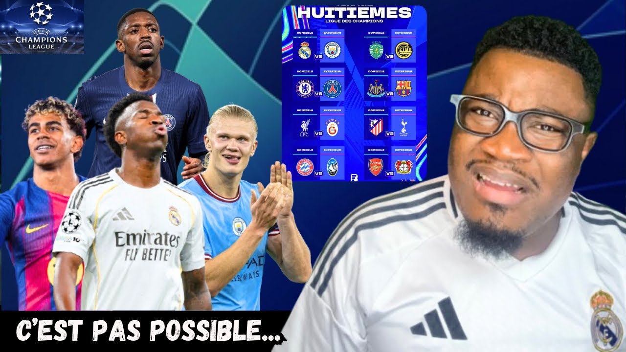 Réaction au Tirage de la Ligue des Champions ⚽