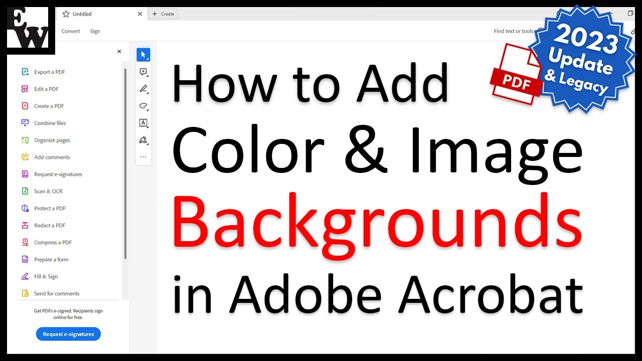 Easily Add Custom Backgrounds to PDFs in Adobe Acrobat π¨