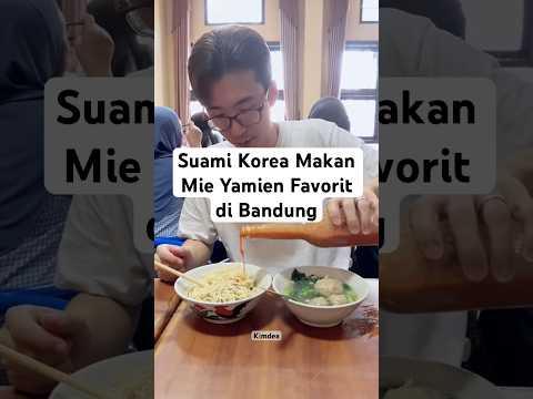 OMKIM KAGET LIHAT DEA PAKE SAMBEL BANYAK PAS MAKAN MIE YAMIEN FAVORIT DI BANDUNG