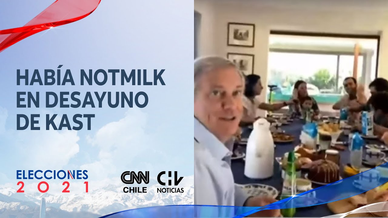 J. A. Kast y el NotMilk en su desayuno 🥣