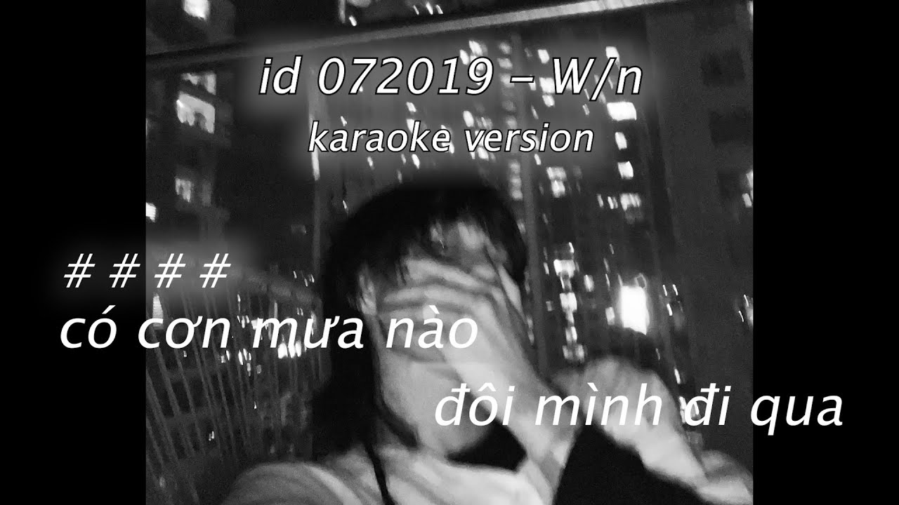 W/n - ID 072019 | Karaoke Version 🎤