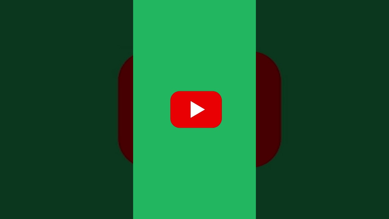 YouTube Logo Animation with Green Screen πΏ