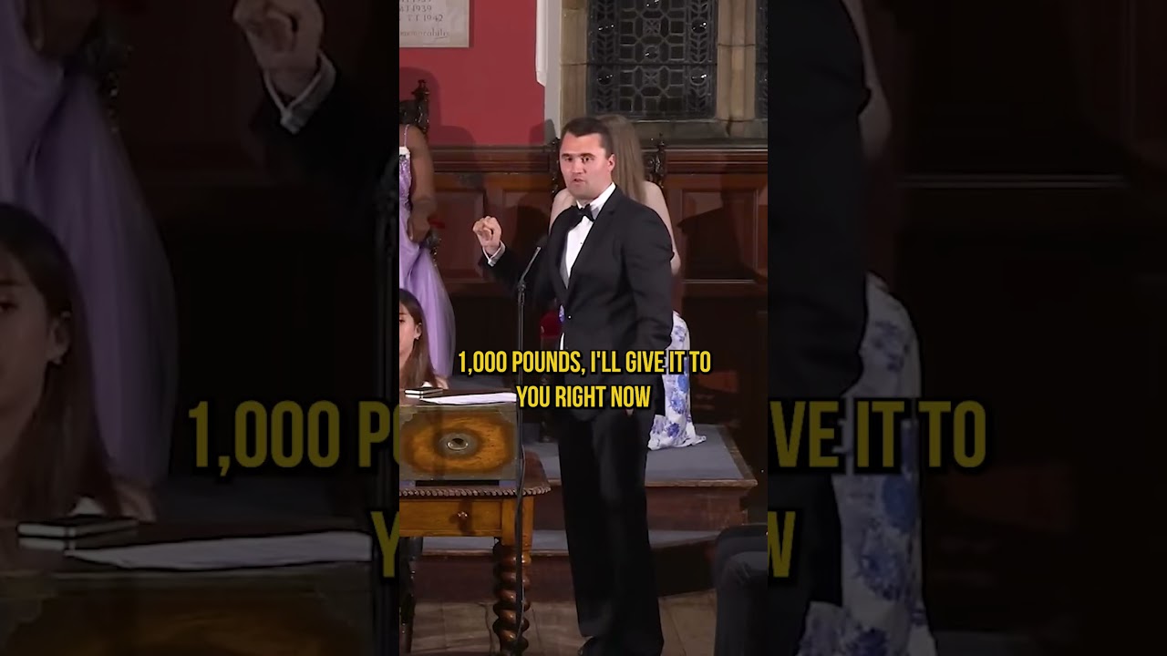 Charlie Kirk Reveals Shocking Truth About Oxford Student's Lie 👀