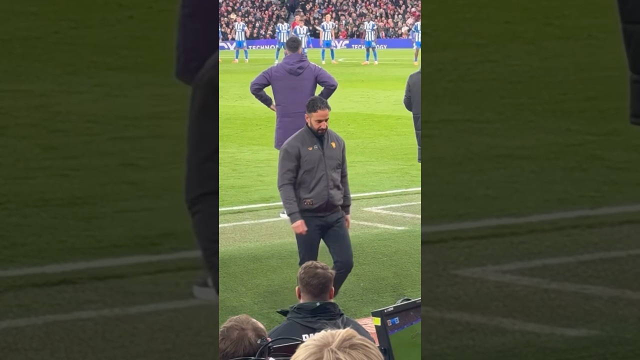 Ruben Amorim Walks Off in Frustration and Cheers Crowd: 'Come On!'