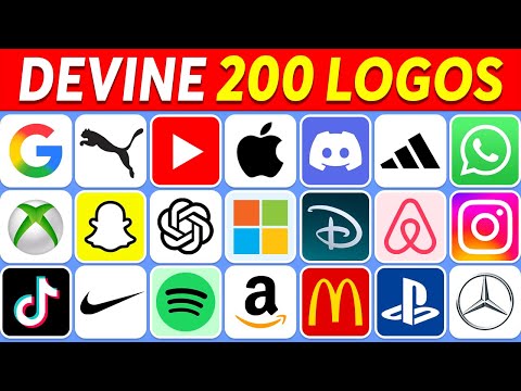 🧠 Devine le LOGO en 3 SECONDES 🥇🍏 | 200 Logos Célèbres | Quiz Logos 2025