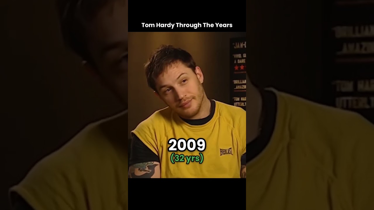 Tom Hardy's Career Journey (1998-2024) #shorts #evolution #Venom #TomHardy #Venom3