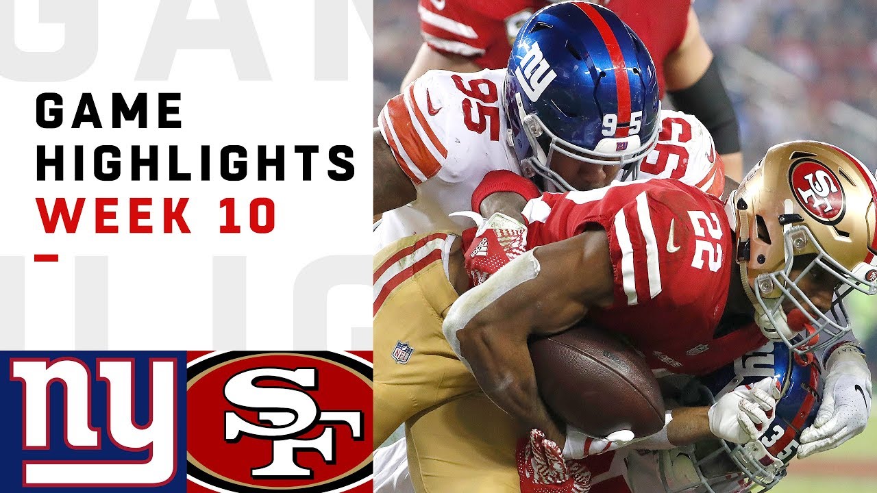 Giants vs. 49ers Week 10 Highlights | Exciting NFL Action 2018 🏈