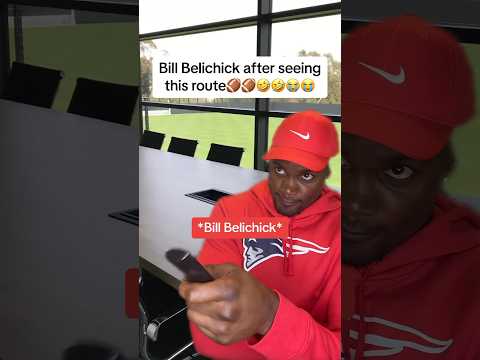 Bill Belichick after seeing this route🏈🏈🤣🤣😭😭 #shorts #billbelichick #patriots