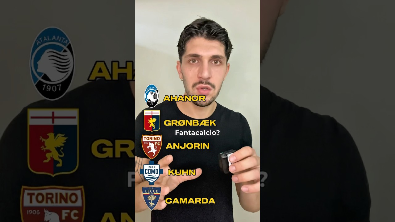 5 NUOVI ARRIVI AL FANTACALCIO!🤯👀 #calcio #shorts #fantacalcio #seriea #calciomercato