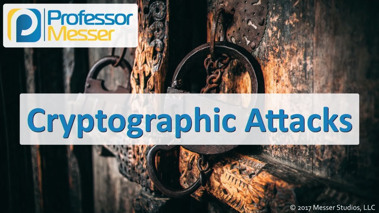 Master Cryptographic Attacks for CompTIA Security+ SY0-501 🔐