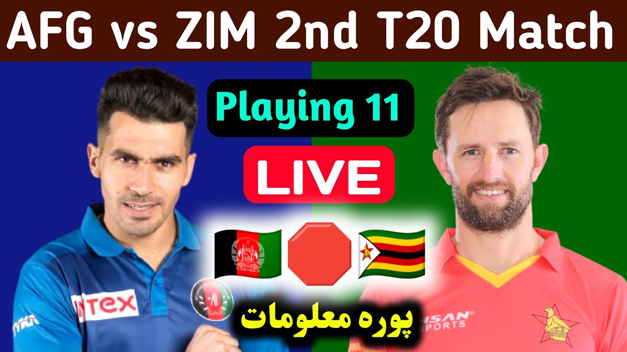 Watch Afghanistan vs Zimbabwe 2nd T20 Live Stream & Playing XI Details 🏏
