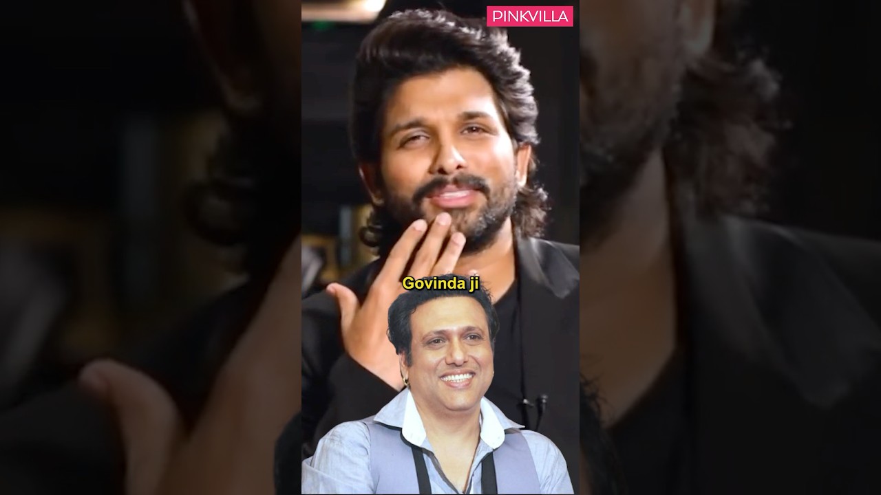 Allu Arjun Reveals His Love for Govinda’s Iconic Dance Style! 💃 #Shorts