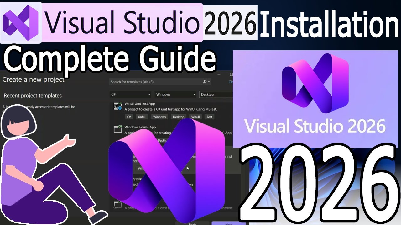 Install Visual Studio 2026 on Windows 11 🚀