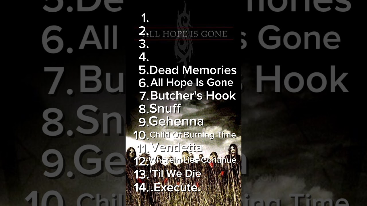 Slipknot's 'All Hope Is Gone' Album Ranked 🎶