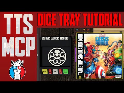 Tabletop Simulator Marvel Crisis Protocol Tutorials: Dice Tray