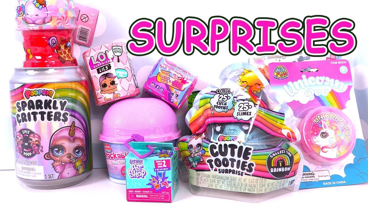Découverte Jouets Surprise Poopsie, Num Noms & Plus