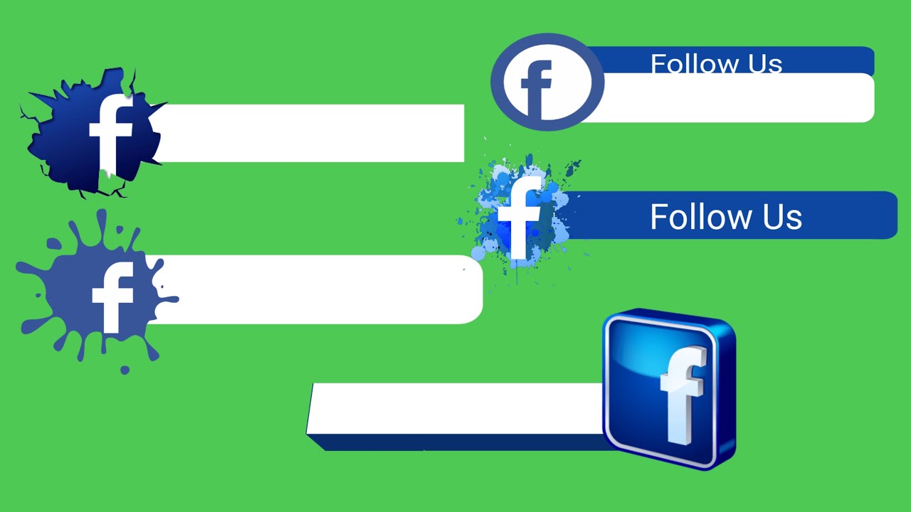 Top 5 Facebook Follow Button Green Screen