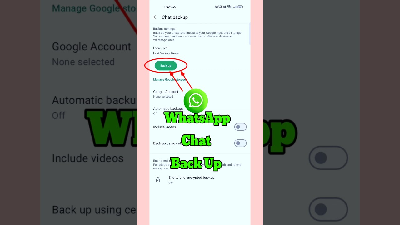 Quick & Easy Guide to Back Up Your WhatsApp Chats 📱