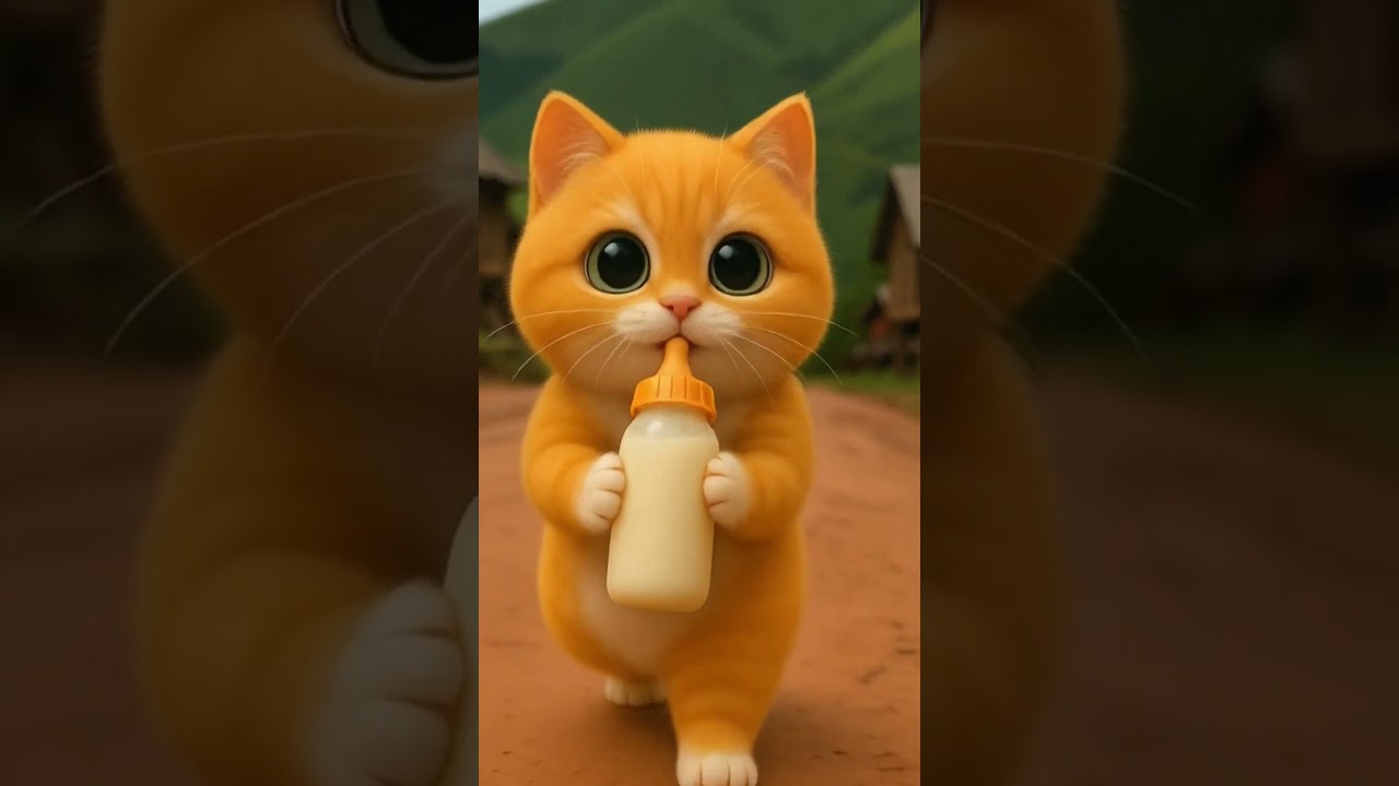 مياو مياو مياو قطة صفراء #kitten #cartoon #anime #كرتون #اطفال #كرتوناطفال