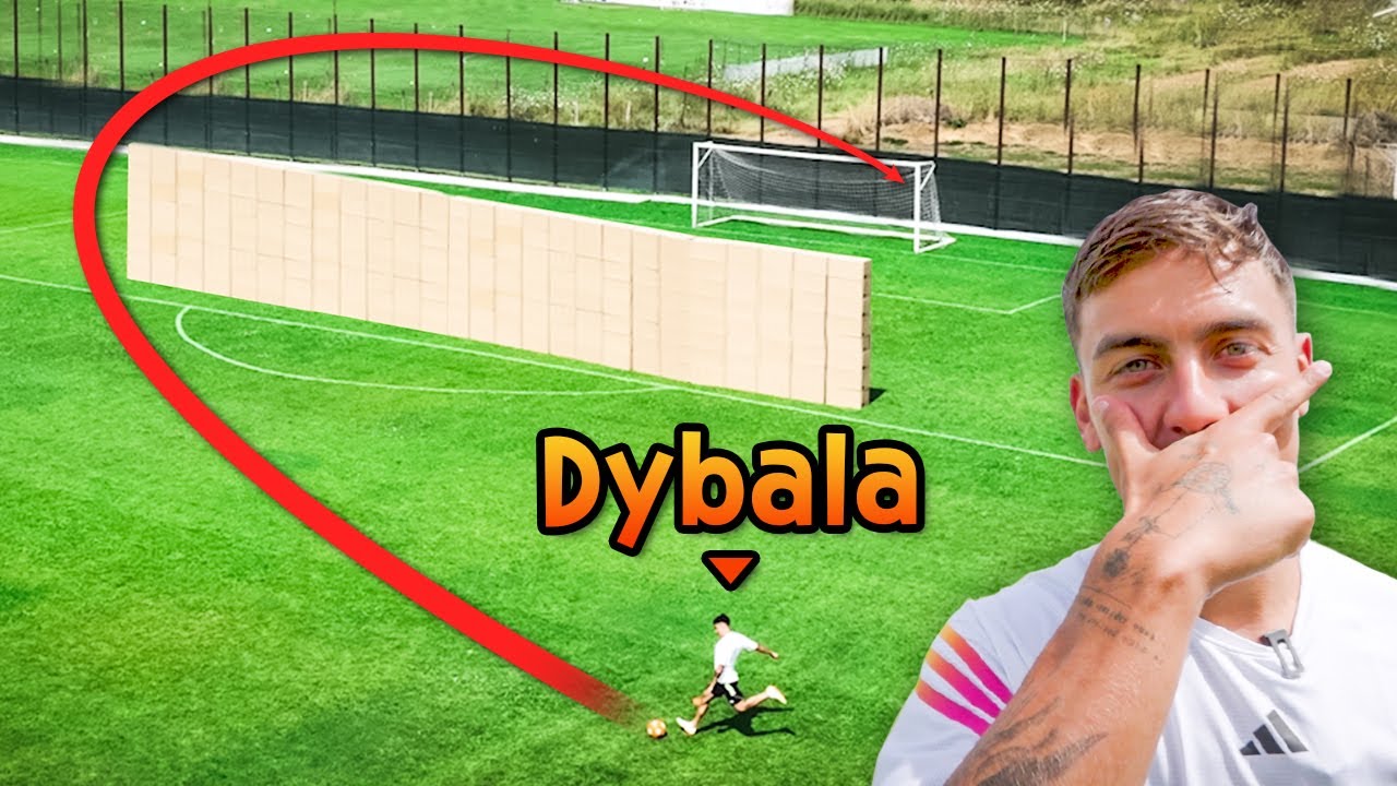 Can Dybala Bend the Ball Around the World’s Longest Free Kick Wall? ⚽