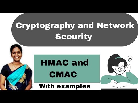 HMAC and CMAC in Cryptography Hash Function || Network Security in Telugu