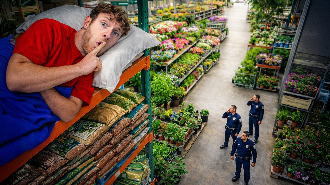 Overnight Survival in a Garden Centre 🌙