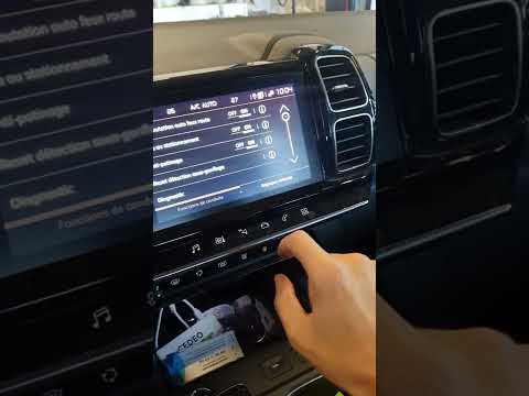 reset pressure tyre citroen C5 aircross remise a zéro pression des pneus