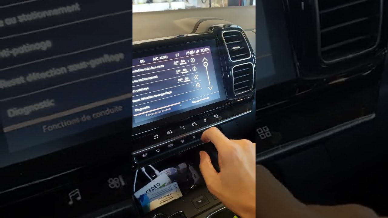 Comment Réinitialiser la Pression des Pneus sur Citroën C5 Aircross 🚗