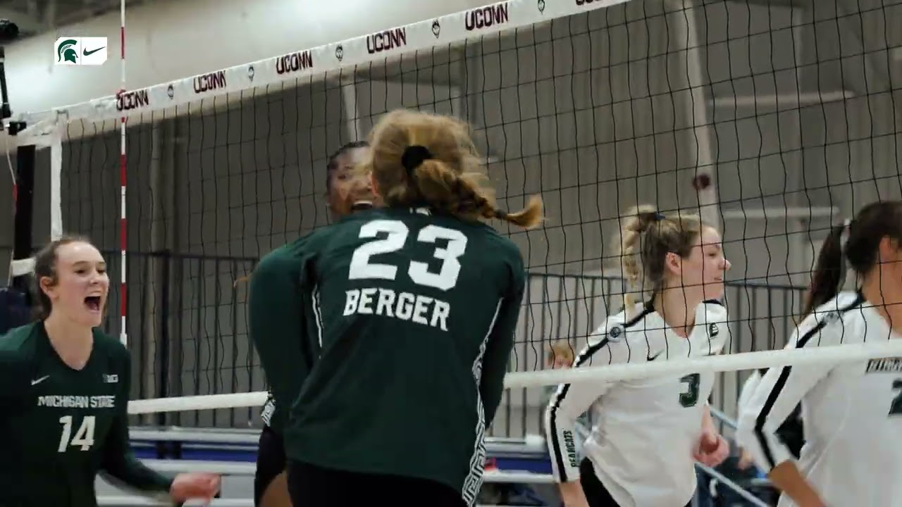 Michigan State Volleyball vs Binghamton | Highlights