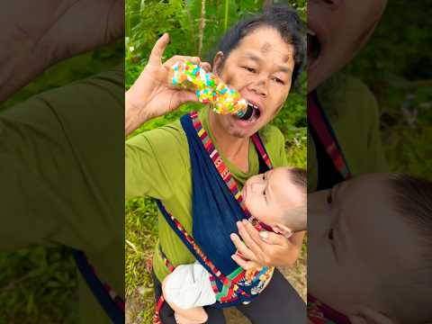 buy colorful bear shaped candy jars don't know how to eat.🤨 #shorts