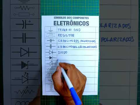 Principais Símbolos dos componentes eletrônicos #eletrônica