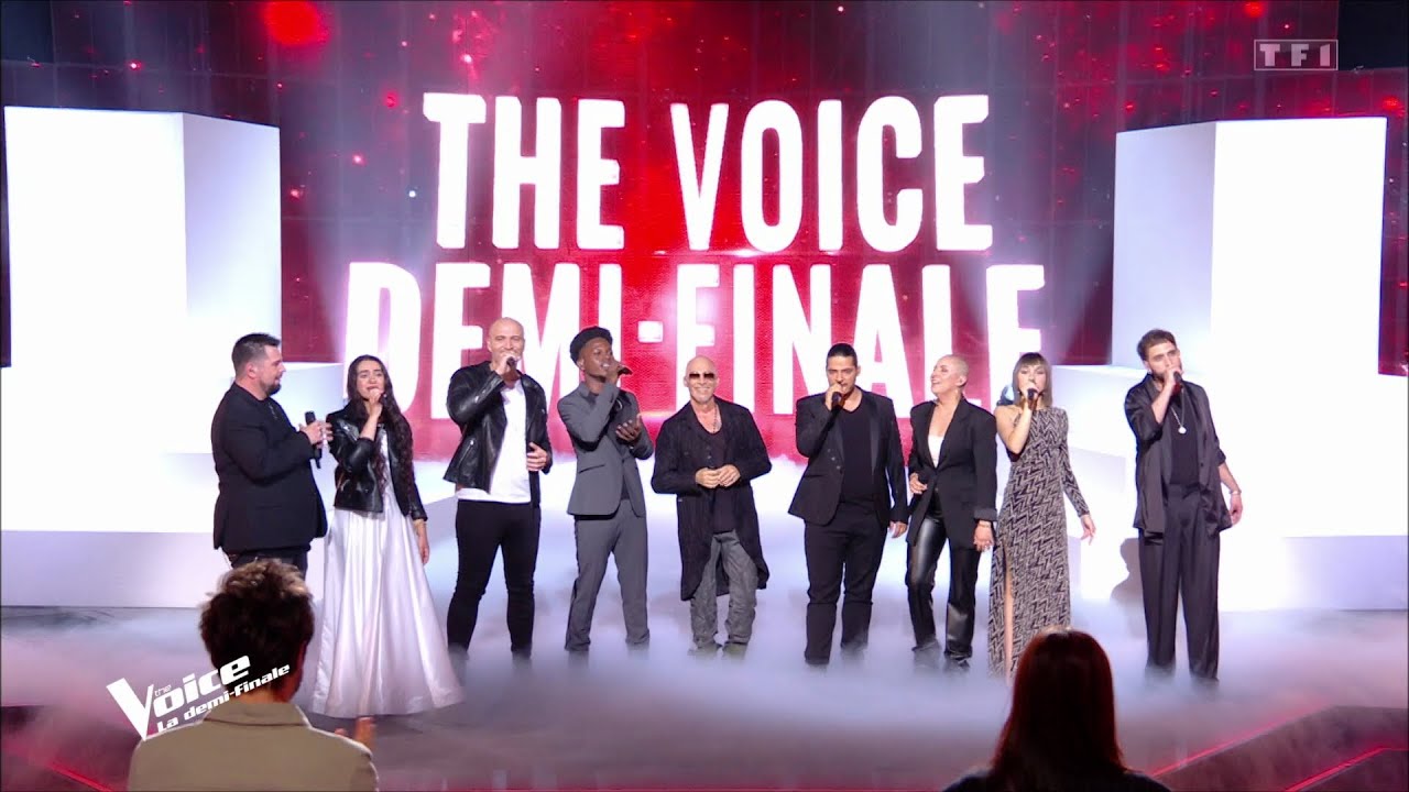 Les finalistes de The Voice 2023 chantent avec Florent Pagny 🎤