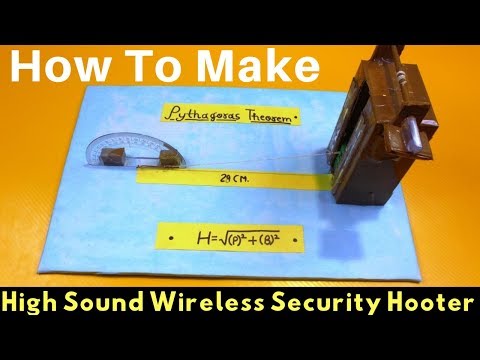How To Make Pythagoras Theorem Working Model for Schools