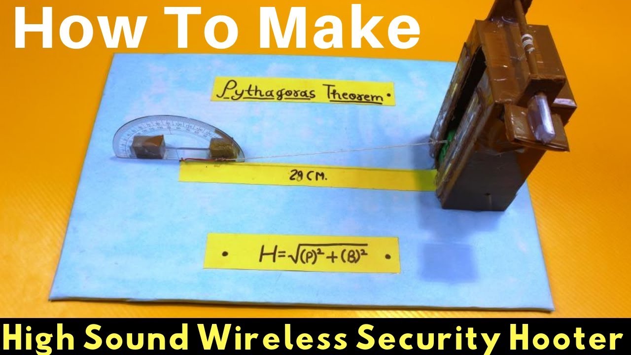 Create an Easy Pythagoras Theorem Model for School Projects 🏫