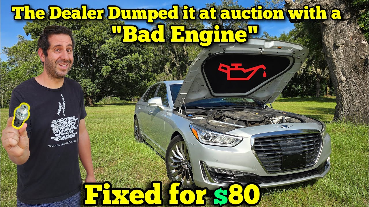 Fixed a Twin Turbo Genesis G90 Engine for $80 π οΈ