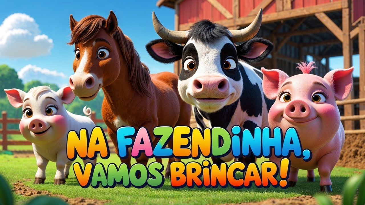 Na Fazendinha: Diversão e Aprendizado com os Sons dos Animais 🐮