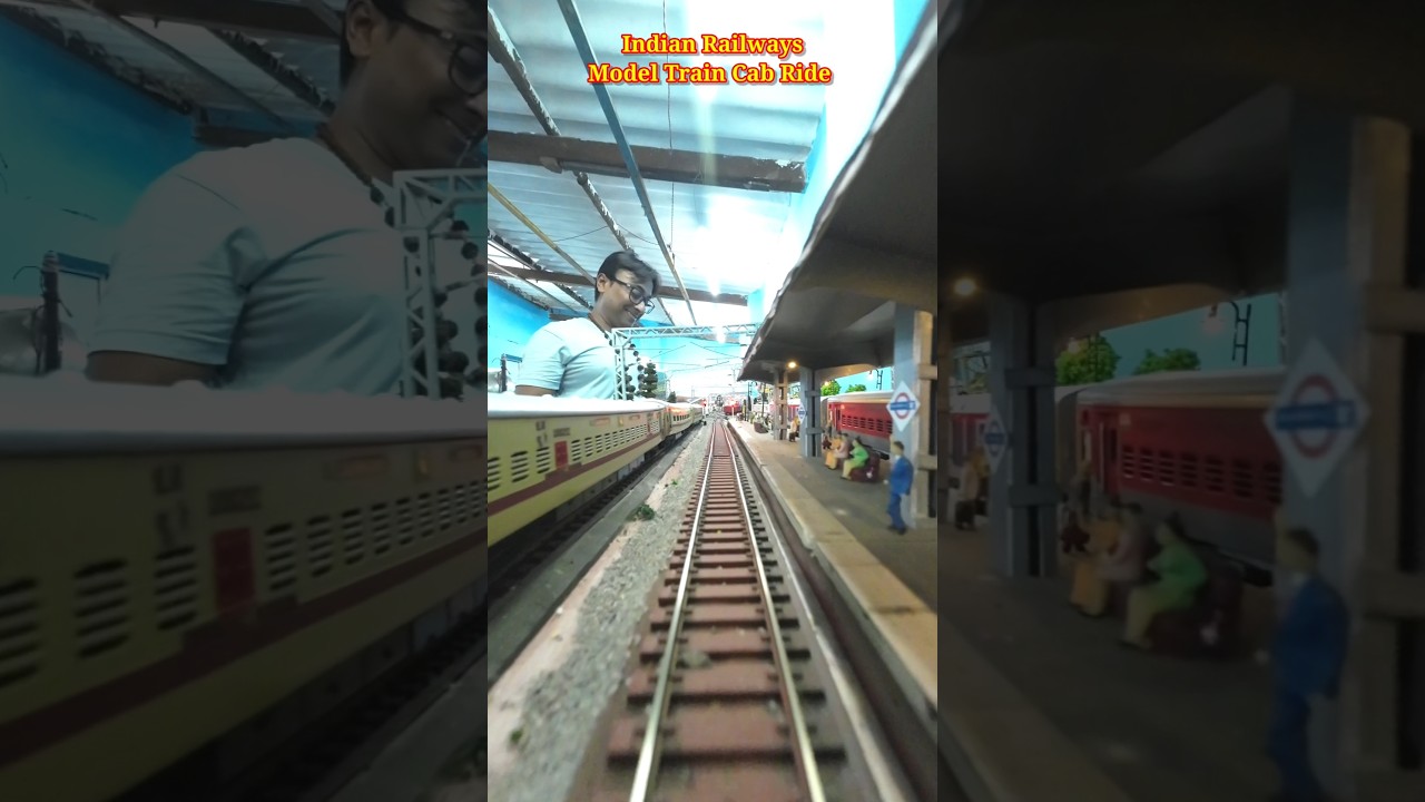 Indian Railways Wap7 Model Train Cab Ride π