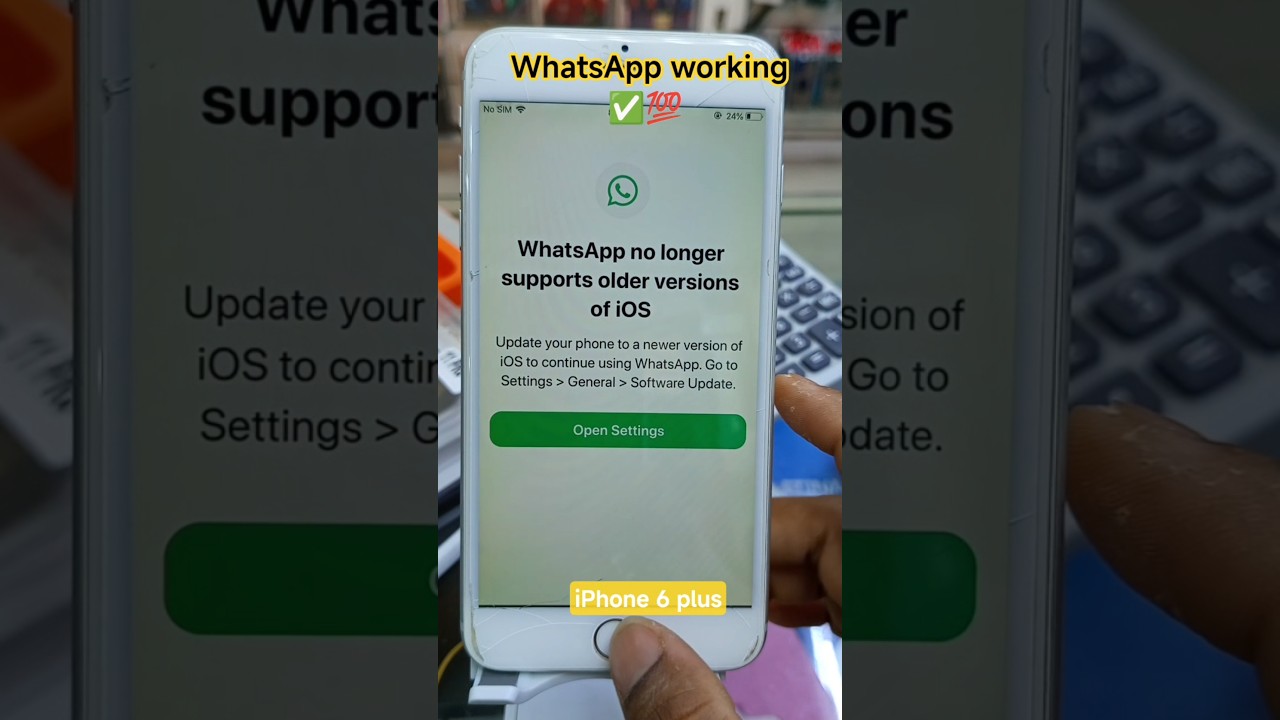 Fix WhatsApp on iPhone 6 Plus Easy 💡