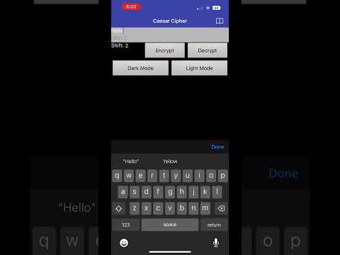 APCSP Caesar Cipher 6.5 App
