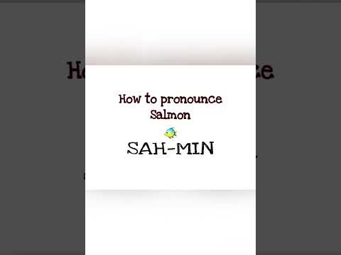 How to pronounce Salmon correctly