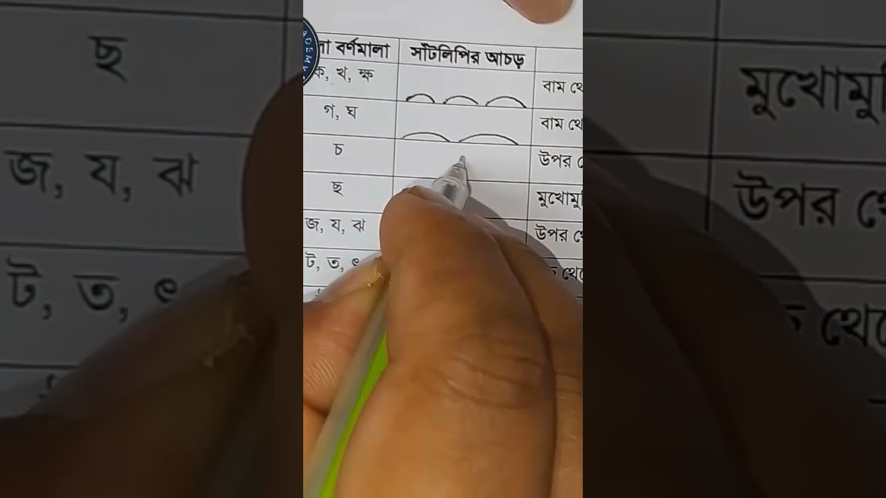 Learn Bangla Quickly: Shorthand Lesson 1/3 ✍️