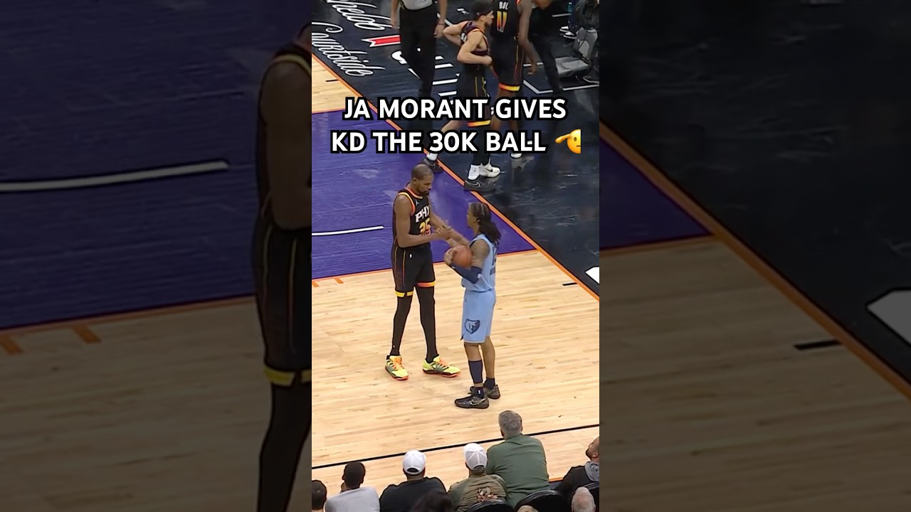 Ja Morant Honors Kevin Durant with Game Ball π