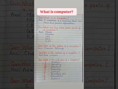 What is computer?? #computer #ytshorts