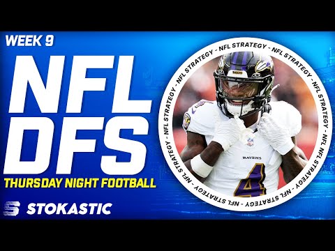 Ravens vs Dolphins Showdown Strategy TNF Week 9 DFS Picks | NFL DFS Strategy